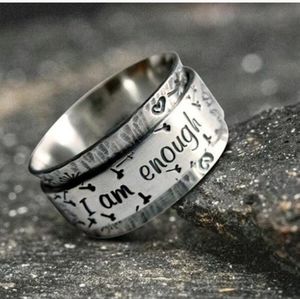 CLEARANCE "I am enough" ring